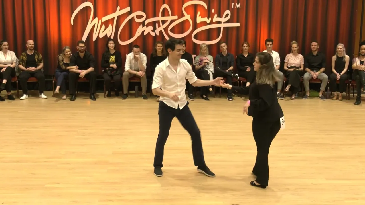 Florian Lemoine & Stefanie Tschom - 3rd place Jack&Jill Advanced final - Budafest 2023