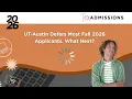 UT-Austin Defers Most Fall 2026 Applicants