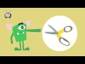 Fitzy Monster Show Using a Pair of Scissors