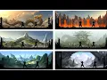 Download Lagu Shadow Fight 2 - All Unused LOCATIONS \u0026 SOUNDTRACK