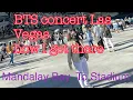 FIRST TIME GOERS TO ALLEGIANT STADIUM FOR BTS CONCERT LAS VEGAS walking from Mandalay Bay Hotel