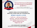 MLK Celebration Jan 19th 2026