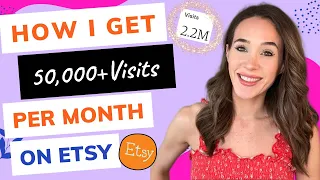 Download How I Get 50,000+ Visits Per Month On Etsy | How to Drive Traffic To Etsy Shop | Pinterest and Etsy MP3