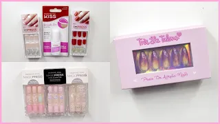 TRYING OUT PRESS ON NAILS - Tres She KISS Dashing Diva Romina Vasquez