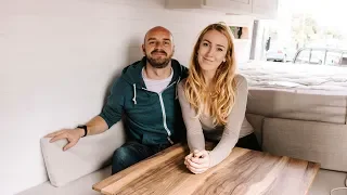 Nearing the END of our Van Build | Bedroom & Living Area! Sprinter Van Conversion Ep 18 | VanLife UK