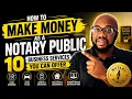 How to Make Money as a Notary Public 10 Business Services You Can Offer 2026