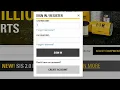 How to create your Parts cat com account