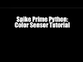 Python Color Sensor for Spike Prime