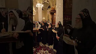 لحن أنا الصغير في أخوتي   سبت النور   دير السيدة العذراء مريم الم حرق العامر بجبل قسقام   ٢٠٢٥م دندنها