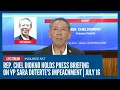 Download Lagu LIVE: Rep. Chel Diokno holds press briefing on VP Sara Duterte's impeachment | July 16