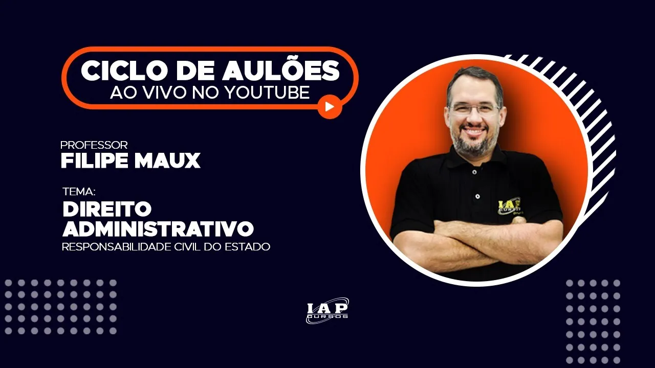 LIVE: RESPONSABILIDADE CIVIL DO ESTADO - DIREITO ADMINISTRATIVO