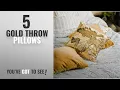 Top 10 Gold Throw Pillows Winter 2018 16 x16 with INSERT Mermaid Sequin Pillow with Color