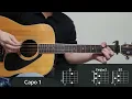윤석원 - 내가 없는 너의 하루 (Feat. 황세현) 기타 코드, 커버, 타브 악보 l Guitar cover, Acoustic, Chord, Tutorial