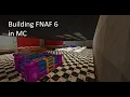 building fnaf pizzeria simulator in MC