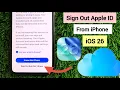 How to Remove Apple ID From iPhone iOS 26 iOS 26 Sign out Apple account