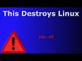 rm - rf The Most Dangerous Linux Commands Explained