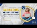 Excel Date Time Functions Tutorial Mastering EDATE YEARFRAC EOMONTH NETWORKDAYS