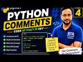 Python Comments Tutorial for Beginners Single Line Multi-Line Comments Part 4 BTA
