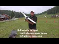 Plane preflight control surface check for V-Tail