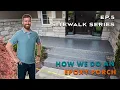 Epoxy Porch Transformation Ep5 PCS Sitewalks