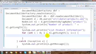 Read XML Using DOM in Java