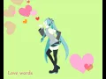 Ai Kotoba [Hatsune Miku][english sub]