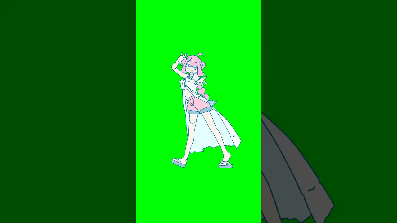 「んなっしょいぱっしょん」ダンスGB素材なのら? #姫森ルーナ #hololive #shorts