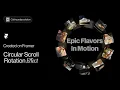 Create a Circular Scroll Rotation Effect in Framer