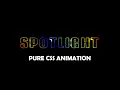 Text Spotlight Neon Animation effect Pure CSS