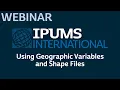 IPUMS International Using Geographic Variables and Shape Files