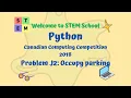 Python - Canadian Computing Competition 2018