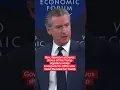 Lagu Newsom Shows Off Trump Kneepads for CEOs at Davos