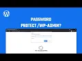WordPress login How to password protect wp-login php wp-admin using htaccess Brute force attack