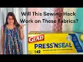 I Test Sewing Hack on Sherpa Minky on Minky Sew lush Faux Fur and Blizzard Fleece