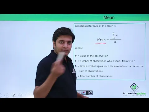 Class 9th - Statistics - Measures of Central tendency - Mean - Mathematics video for Grade 9
