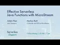 Effective Serverless Java Functions with MicroStream