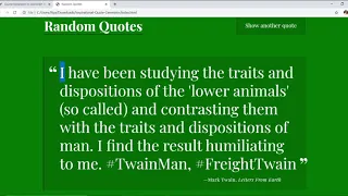 Quote Generator In JavaScript With Source Code Source Code Projects
