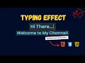 Auto Text Animation in JavaScript No Dependencies
