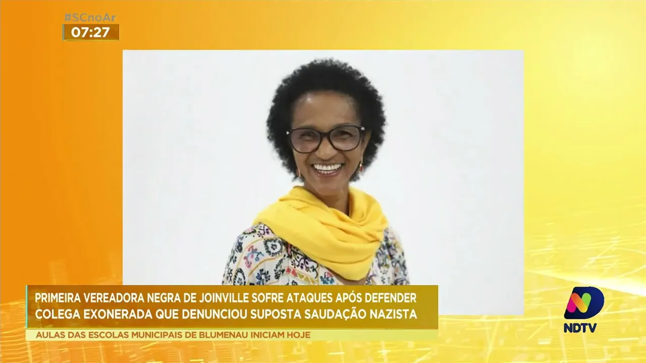 Vereadora de Joinville sofre ataques após defender colega que denunciou suposta saudação nazista