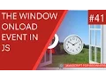 JavaScript Tutorial For Beginners - Window onLoad Event