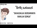 Download Lagu Bahagialah bersamanya raihlah semua lirik versi animasi  lirik animasi
