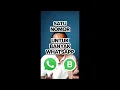 Download Lagu Tutorial membuat satu nomor untuk banyak whatsapp