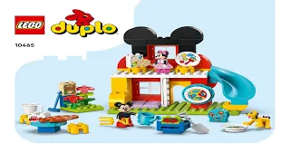 👶 LEGO instructions 👶 DUPLO 👶 10465 👶 Mickey Mouse Clubhouse with Minnie & Pluto 👶