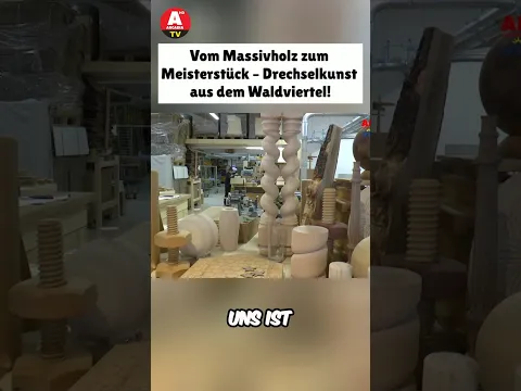 Vom Massivholz zum Meisterstück – Drechselkunst aus dem Waldviertel!  #arcadiatv #holzbearbeitung