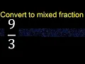 Can it be converted to a mixed fraction transform
