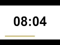 Countdown for 20 minute with a progress bar