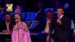 كاظم الساهر وغادة رجب لماذا تخليت عني حفل ليالي التلفزيون 2007 