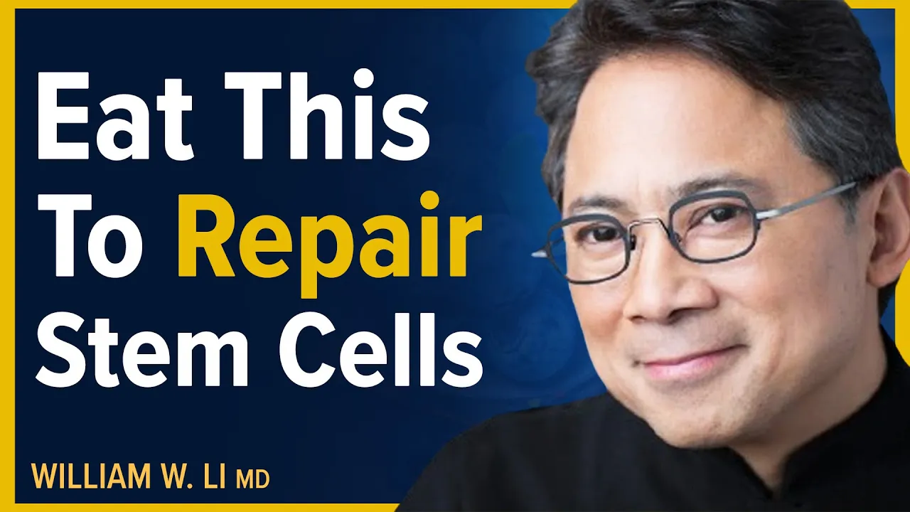Outline Video This Delicious Food Regenerates Stem Cells For Longevity | Dr. William Li