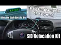07 Saab 9-3 SID Relocation Kit by Saab Airlines Unbox Review Install