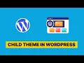 Child Theme WordPress How to Create a Child Theme in Wordpress